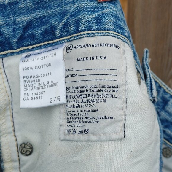 Attractive ADRIANO GOLDSCHMIED Piper Crop Slouchy Slim Crop Jean Women's 27R - Picture 5 of 11